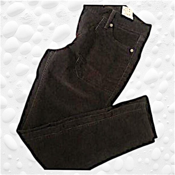 Ladies LEVIS Black Cord Stretch Jeans Size 30 - Picture 3 of 6